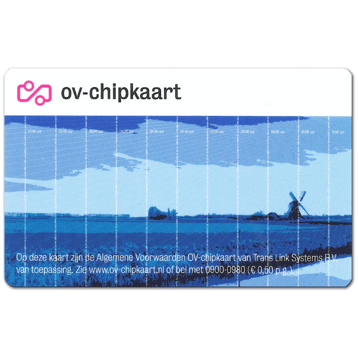 OV-chipkaart Anoniem Voorkant