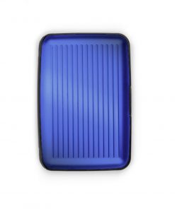 Wallet aluminium blauw