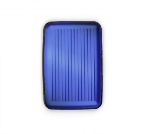 Wallet aluminium blauw