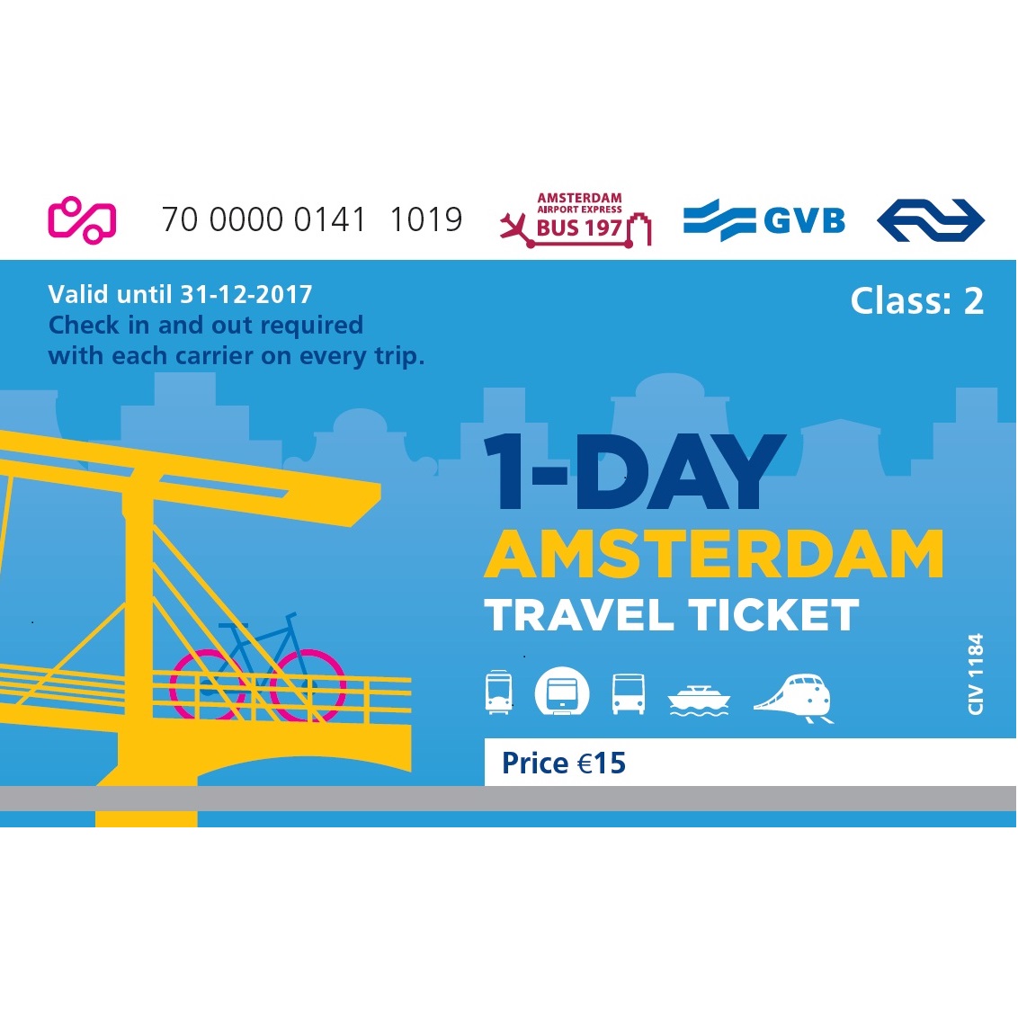 gvb travel ticket