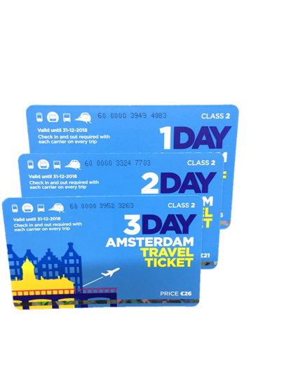 amsterdam travel ticket 1 dag