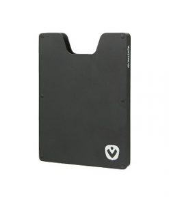 valenta card case aluminium black