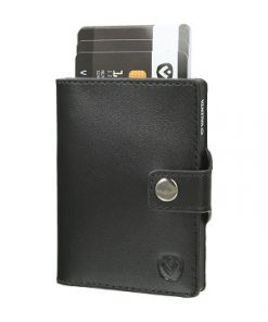 valenta card case black black