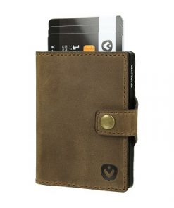valenta card case brown