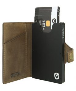valenta card case brown