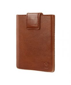 Valenta Card Case Pocket Luxe Cognac