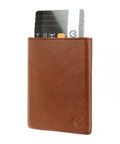 Valenta Card Case Pocket Luxe Cognac
